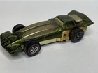Vintage 1970 Mattel Hot Wheels Redline Sizzlers Hot Wings Rare Olive Color!