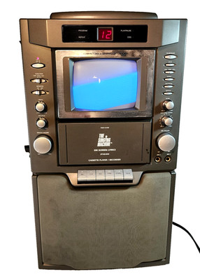 Vintage The Singing Machine STVG-500 Karaoke CD/ Cassette System w/ Microphone