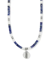 Brighton Mingle Shores Petite Blue Jasper Beaded Necklace Style JM7349 $138  NWT