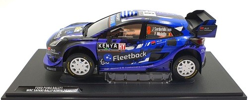 Solido 1/18 Scale Diecast S1809506 - Ford Puma Rally1 #9 WRC Kenya 2022 - Picture 4 of 5