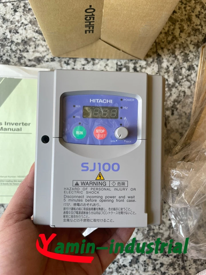 NEW IN BOX HITACHI SJ100-007HFE AC INVERTER DRIVE INPUT 380V 0.75Kw - Image 4 of 4