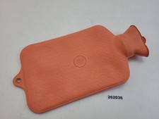 Wärmflasche DDR Pneumant Gummi Blättermuster Orange Retro Haushalt #262036