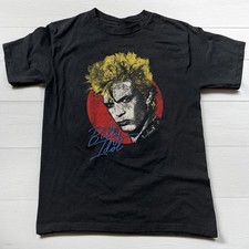 HOT Billy Idol Punk Rock Icon Unisex Cotton T-Shirt Size S-5XL