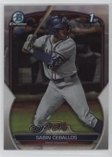 2023 Bowman Draft Chrome Refractor Sabin Ceballos #BDC-110 19yg