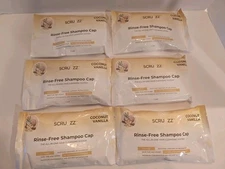 Scrubzz No Rinse Shampoo Caps - 6 Count, Coconut Vanilla