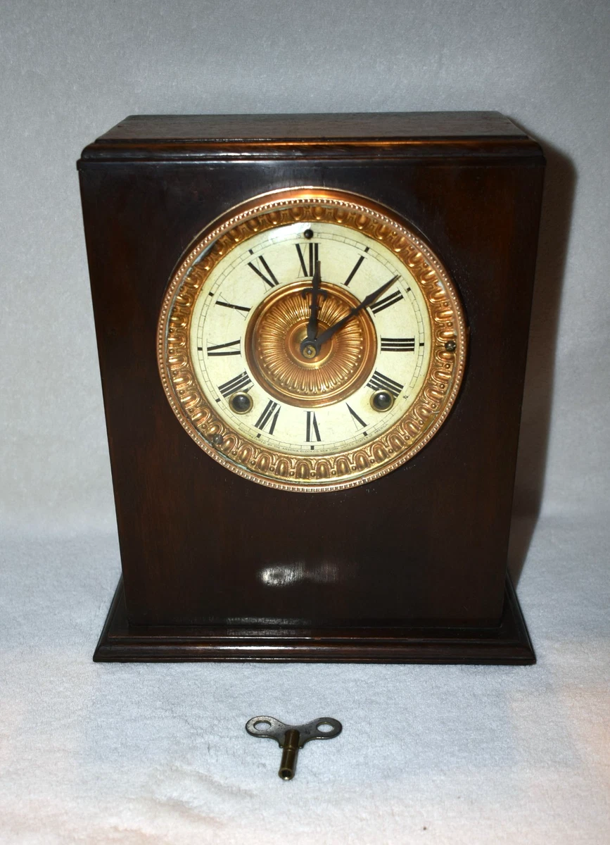 Ansonia Clock Key In Collectible Shelf & Mantel Clocks (Pre-1930