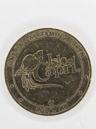 Isle of Capri Casino $5 &amp; $1 Tokens - Vintage Collectibles, Free Shipping - Picture 13 of 15