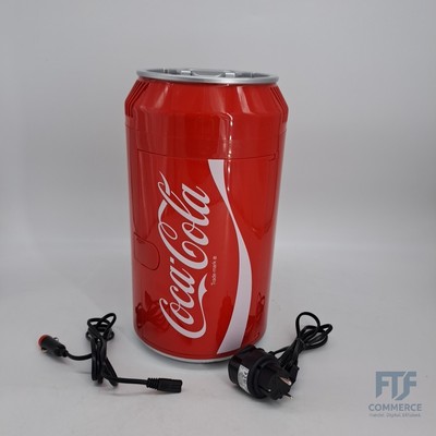 Coca-Cola Coke Mini Fridge For Bedrooms 5.4L Cool Box 8 Can Table Top Fridge Sma