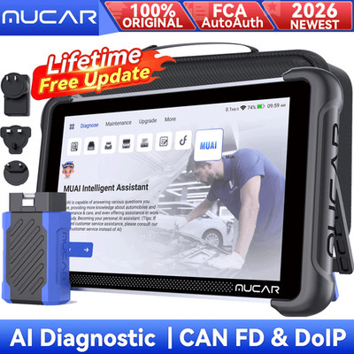 MUCAR 892BT MU-AI Diagnostic Scanner ECU Coding V.AG Guided Functions CANFD&DoIP