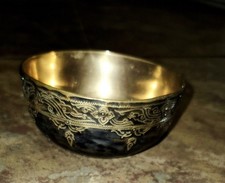 Antique, Vintage Hand-crafted Brass Thailand Singing Bowls - 3 Different sizes