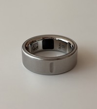 Great Condition - Gently Used Oura Ring 4 Brushed Silver - Size 9