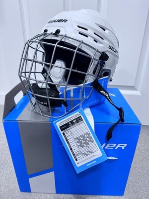 Bauer Re-Akt 85 Hockeyhelm Combo weiß