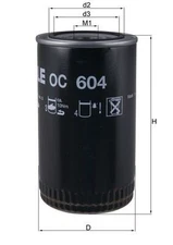 Mahle OC 604 oil filter for AVIA,BERKHOF,BM tractors,BMC,DAF,FODEN TRUCKS,IRIZAR,K