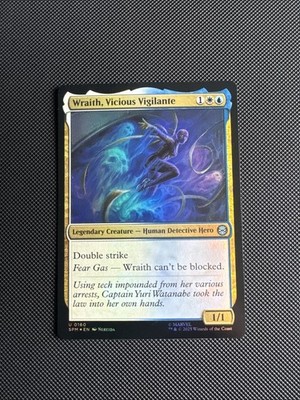 Wraith, Vicious Vigilante 0160 Uncommon Foil Spider-Man MTG