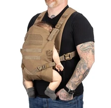 Tactical Baby Carrier for Dads – Ergonomic, Hip Healthy & Comfortable for Inf...