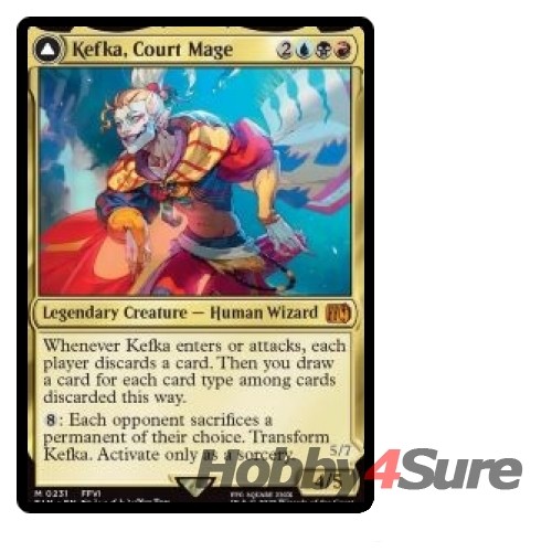 マジック：ザ・ギャザリング Kefka, Court Mage Final Fantasy Variants: Kefka, Court Mage (0322 - Borderless)