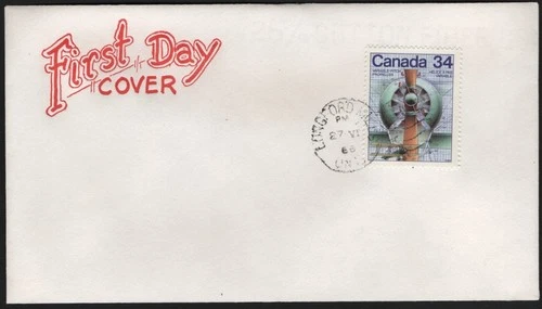 Can 1102 - 1986 34c Canada Day Science & Technology 1 - FDC By Artopages