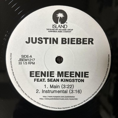 ⭐︎激レア盤⭐︎ JUSTIN BIEBER / EENIE MEENIE Justin Bieber / Eenie Meenie | eBay