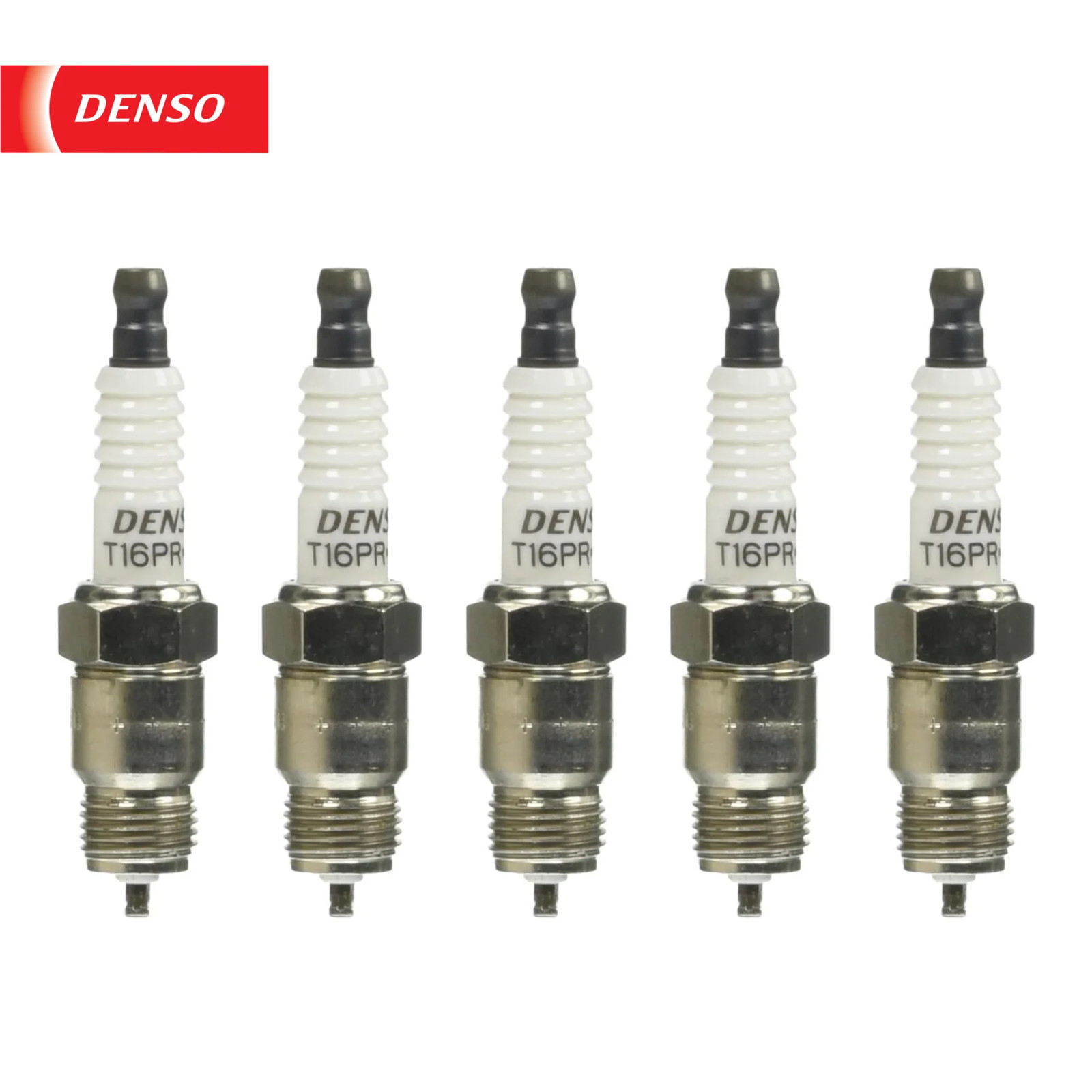5x Denso 5026 U-Groove Spark Plugs  5/8 in Hex  for 1980 Chevy K20 5.7L