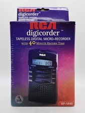 Vintage New 1996 RCA Digicorder RP-5840 Digital Voice Recorder NOS Unused 