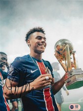 DESIRE DOUE SIGNED PARIS SAINT-GERMAIN PSG 10X8 PHOTO (ACG CERT AG17822)
