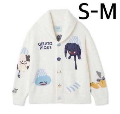 Gelato Pique x Dragon Quest Monster Cowichan Sweater Off-White S-M Unisex