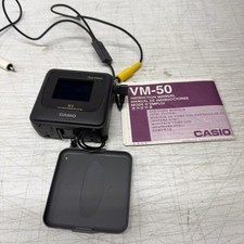 Casio Vm-50 Cam Vision Lcd Video Monitor For Camcorder - Untested With Manual Casio Vm-50 Cam Vision Lcd Video Monitor For Camcorder - Untested With Manual