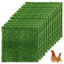 12Pack Chicken Nesting Pads, 12 x12 Nesting Pads Artificial Grass Washable C...