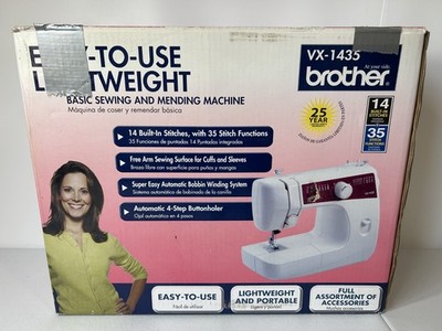 Brother VX-1435 Easy Lightweight Sewing Machine 14 Stitch W/ Pedal Manual Box
