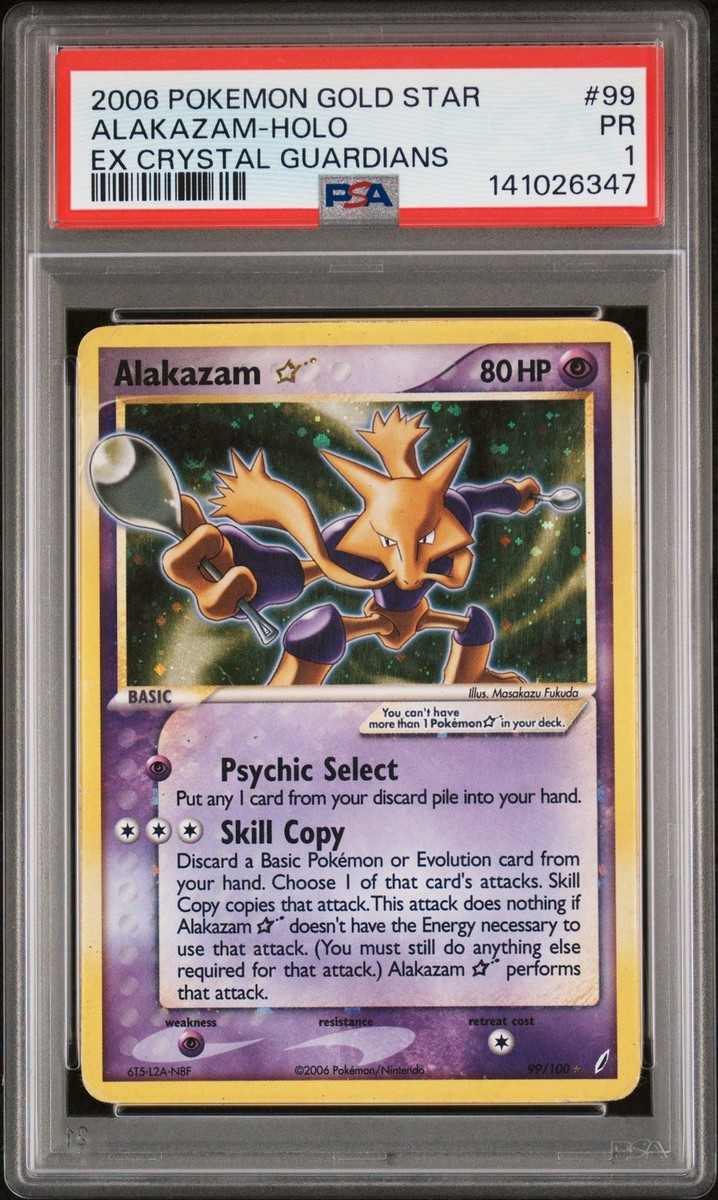 Buy Alakazam Star 99/100 Crystal Guardians Holo online | eBay