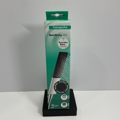 Hansgrohe Rainfinity 2-inch Modern Handheld Shower Head 1-Spray PowderRain New