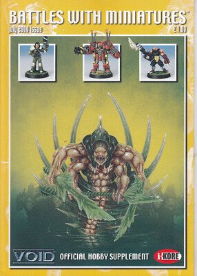 I-KORE VOID Battles with Miniatures - Official Hobby Supplement Juli 2000 NEU