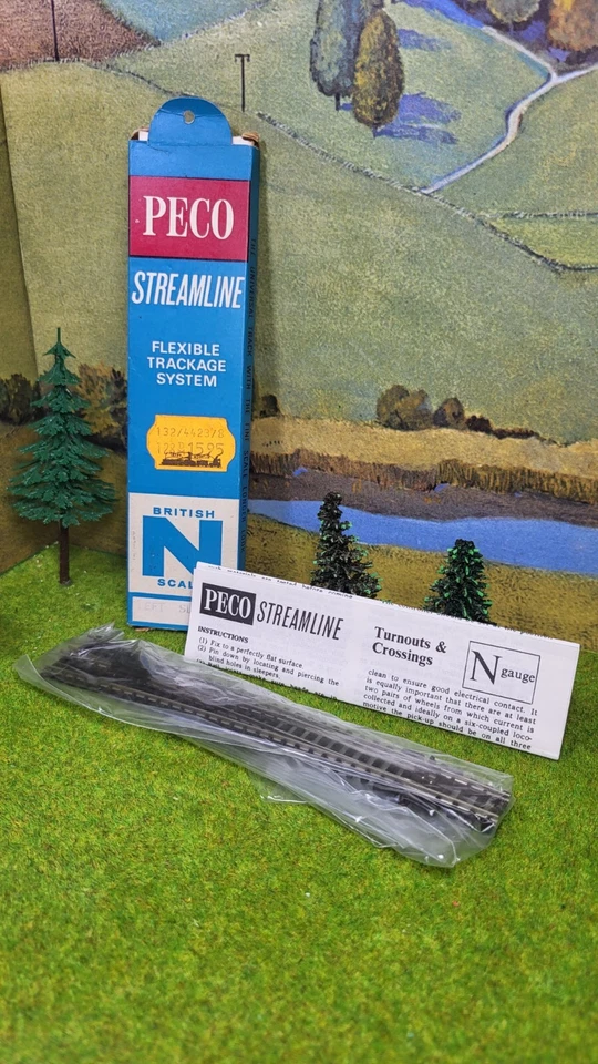 Peco Streamline, Links-Weiche SL 389X, Neuwertig mit OVP