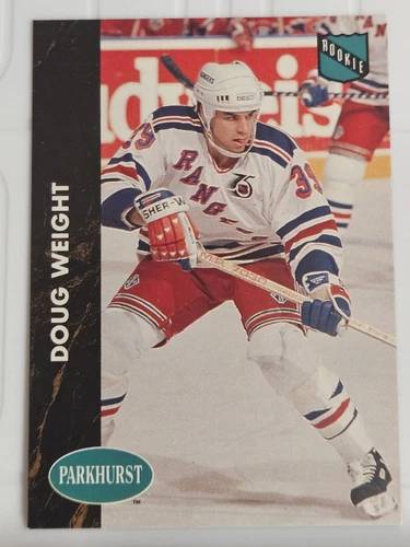 1991 Pro Set Parkhurst DOUG WEIGHT #116 RC Rookie Hockey Card NEW YORK RANGERS 