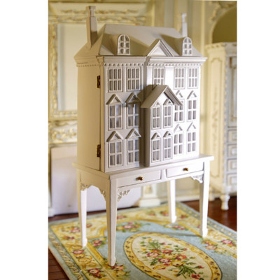 1/12House Castle Cabinet Dollhouse Scene Decor Miniature Handmade Wood Doll