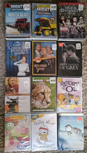 DVD's New Factory Sealed Movies We Have Your Favorite~See Pictures+Title Select