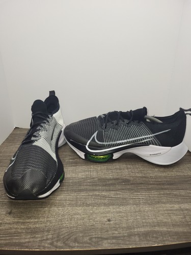 Men's Nike Air Zoom Tempo Next% Flyknit Black/White-Volt Size 14 CI9923 001