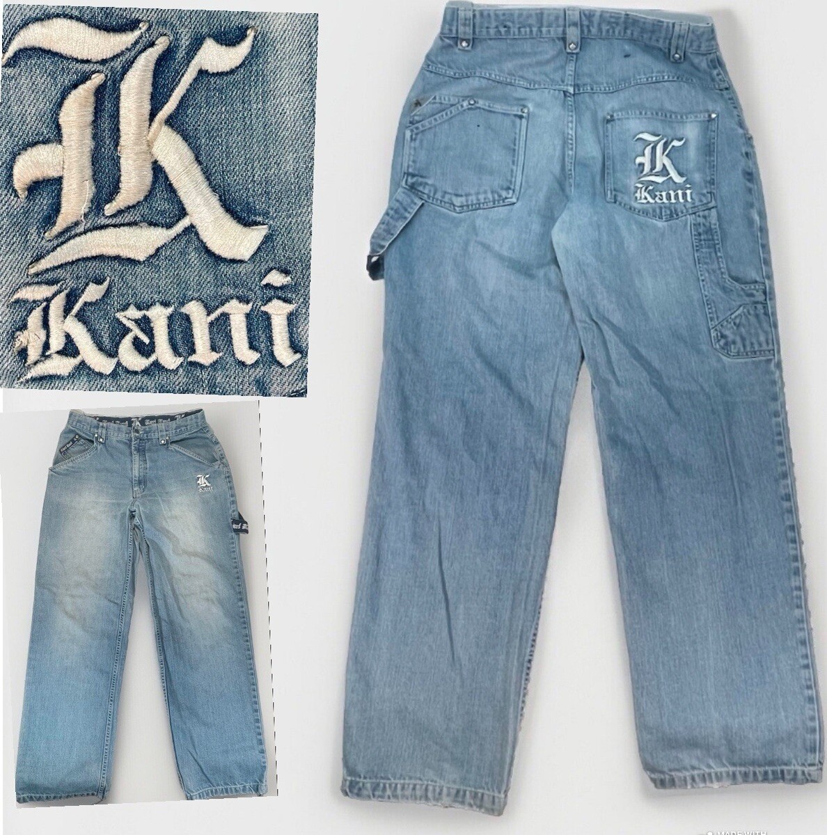 KARL KANI JEANS デニムシャツ フリーサイズ ヴィンテージ 90s KARL KANI JEANS デニムシャツ フリーサイズ ヴィンテージ 90s