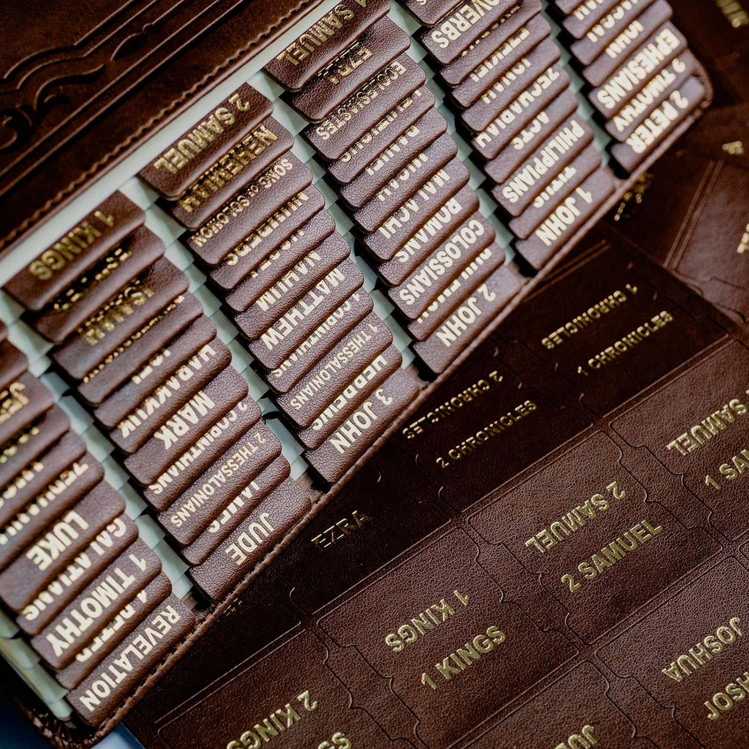 UPAFEXXI- Leather Bible tabs, Bible Tabs for Women and Men, Bible Tabs for Study