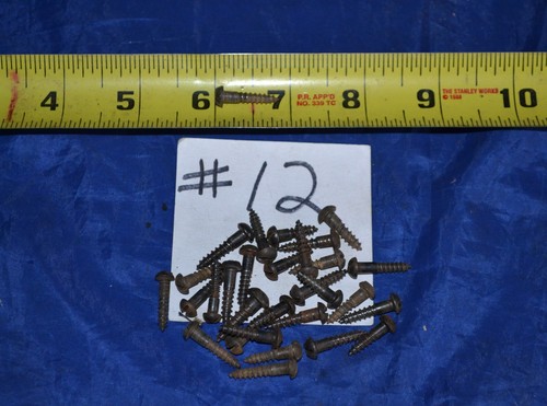 TORNILLOS PARA ARMARIOS DE COSER CABEZA REDONDA DIFERENTES TAMAÑOS USADOS EN BUEN ESTADO - Imagen 12 de 13