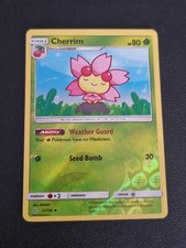 REVERSE HOLO Pokemon Sun & Moon Ultra Prism TCG Card Cherrim 11/156