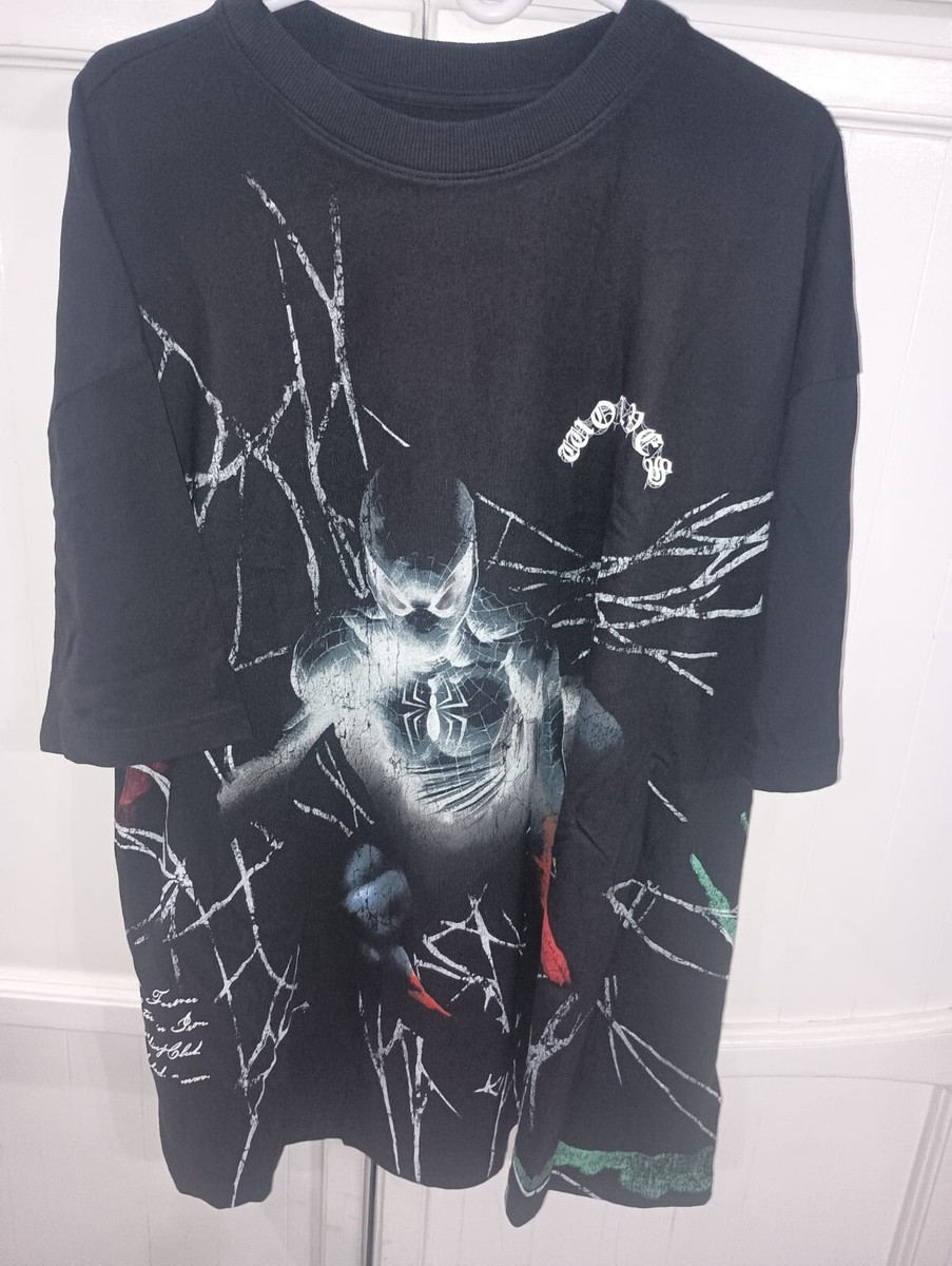 年末のプロモーション大特価! NEW Mens Tee Oversized Negative Mister Man Spider Sport Darc Lサイズ