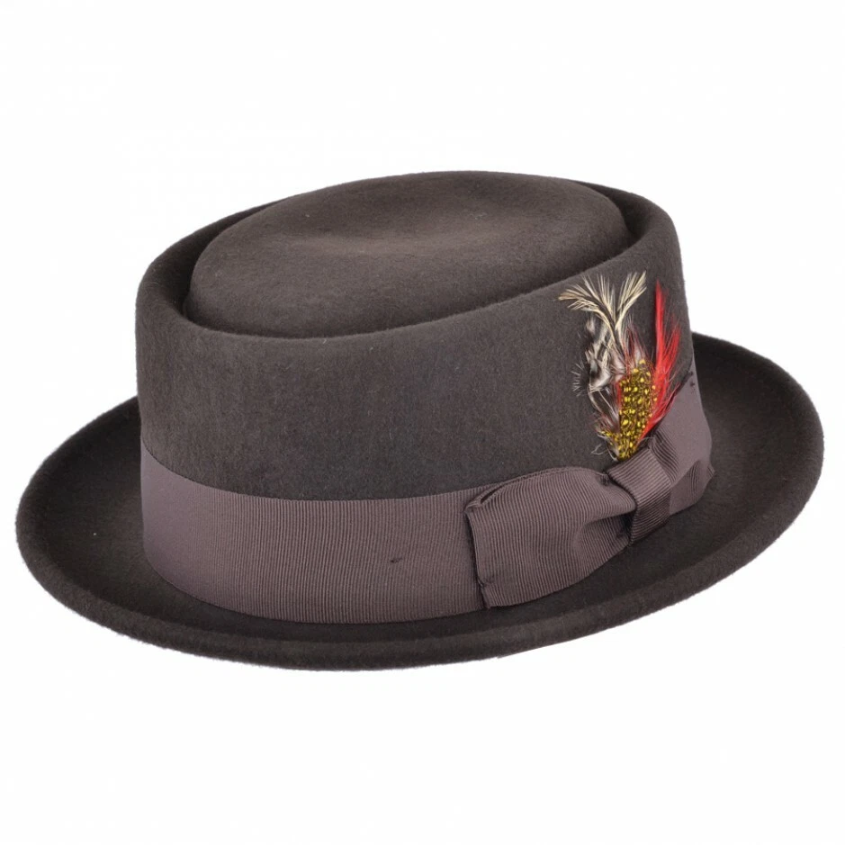Cappello in Lana Reydon Pork Pie by Stetson Cappello in Lana Reydon Pork Pie by Stetson