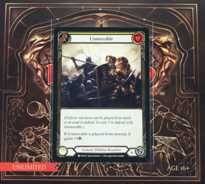 Flesh And Blood Unmovable Pitch(2) Standard Unlimited WTR213