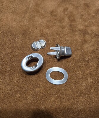 Coach Replacement Nickel Turn Lock for Vintage Bags, Set of 4 - NEW After Market