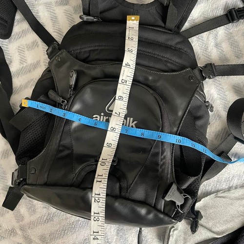 Airwalk black small motorcycle backpack deadstock vintage - Picture 5 of 5