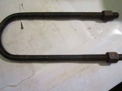 Hinten Ende Blatt Feder U Bolzen Mit Muttern 3 '' Breit X 9 5/8 '' Lang,1/2 ''