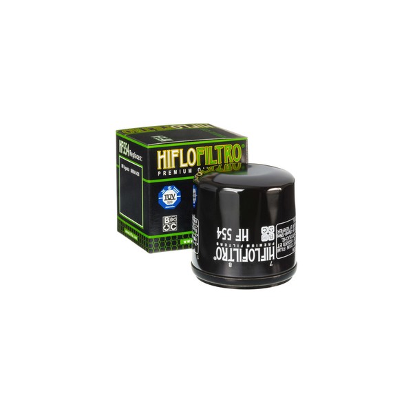 Hiflo HF554 ÖLfilter PrimäR FüR MV Agusta F4-1000 1+1 2007 Schwarz-image