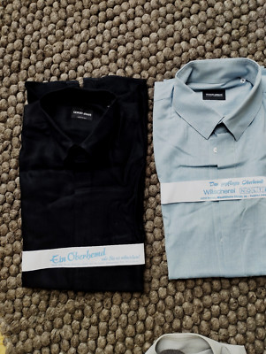 2 GIORGIO ARMANI BLACK LABEL HEMDEN 43