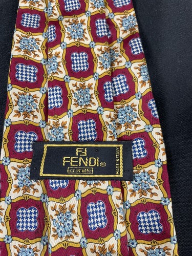 Fendi Designer-Seidenkrawatte Made in Italy für Herren. - Bild 4 von 8